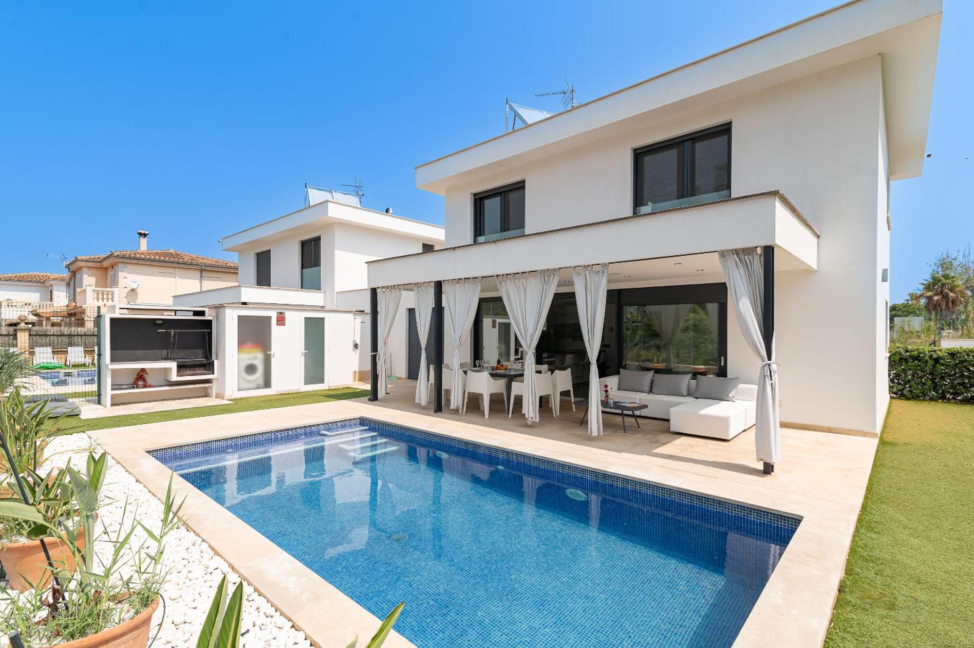 Beach Villa Cosins 1 Mel By Sealand Villas 阿尔库迪亚 外观 照片